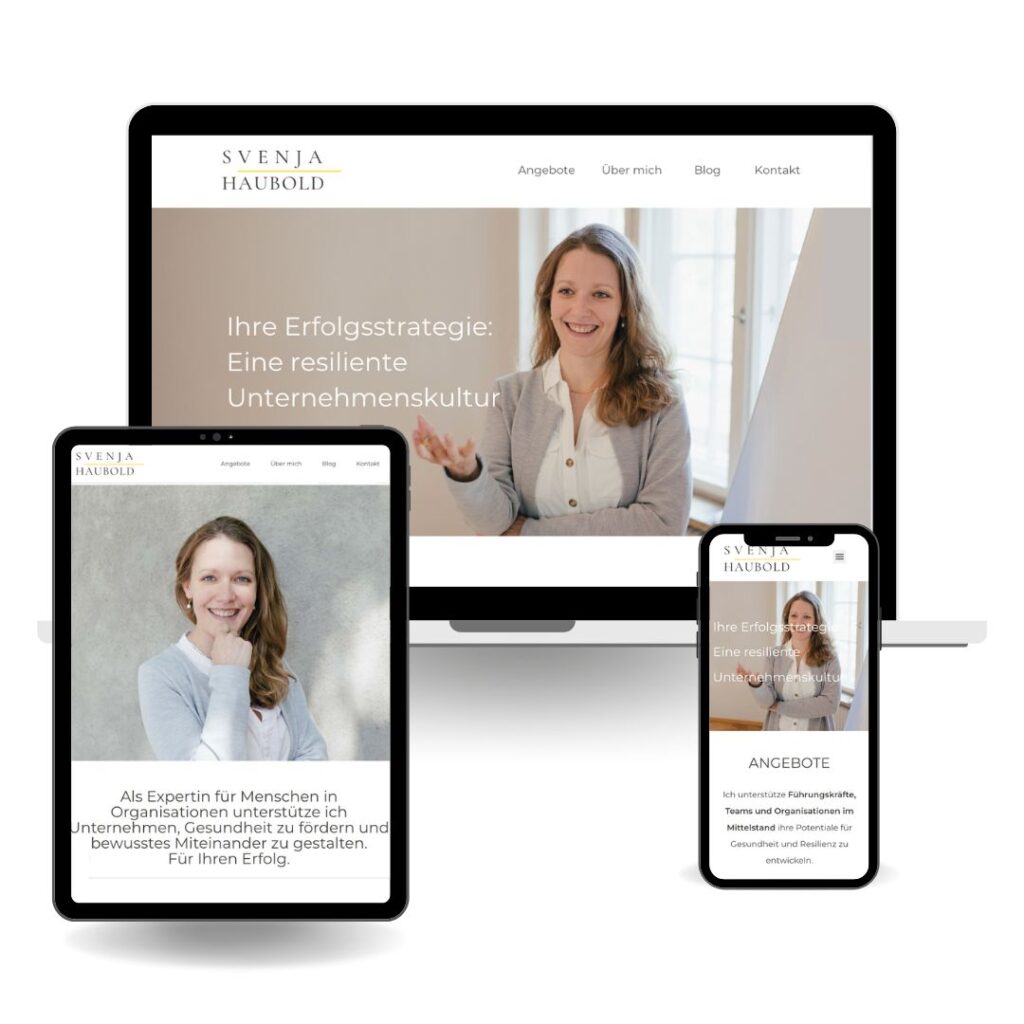 Svenja Haubold Website