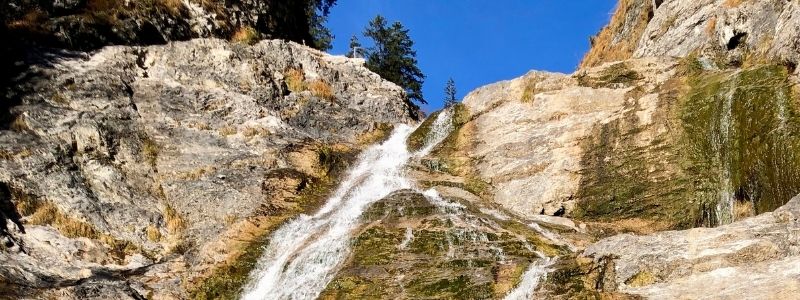 Perfekter Wandertag Wasserfall Jachenau